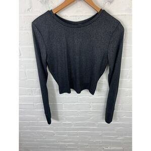 Women's Long Sleeve Black Top